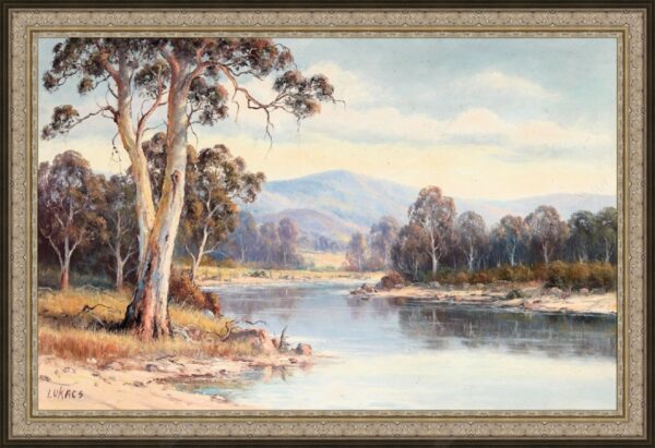 Empty frame for canvas or panel