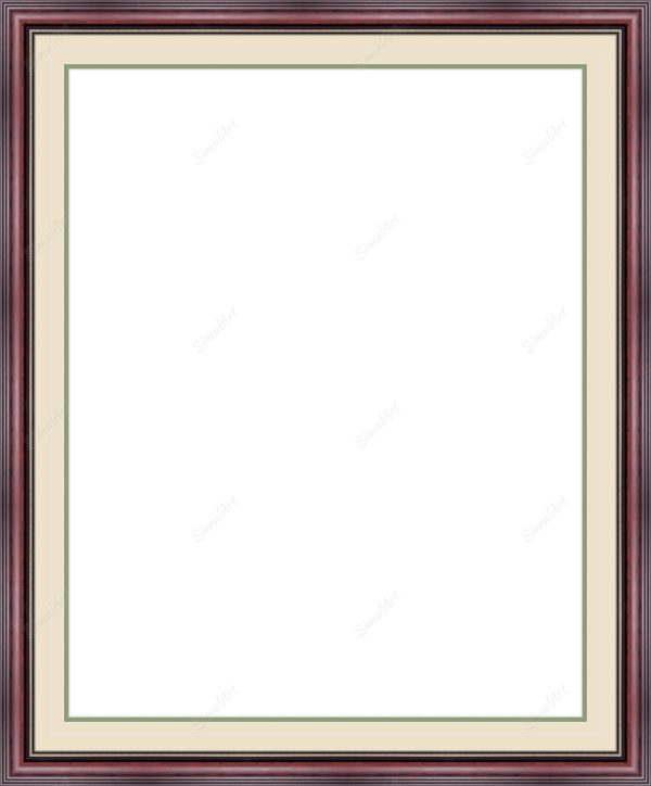 Empty frame for paper item